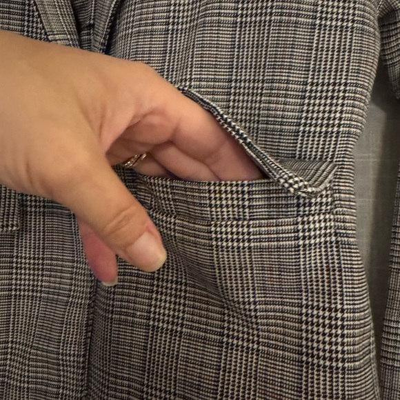 Girls Grey Plaid PantSuit Size 9/10 NWOT - Picture 7 of 9